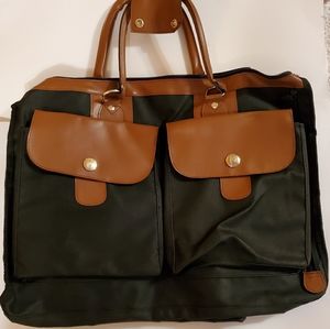 Two Paul Sebastian canvas overnight travel bags
